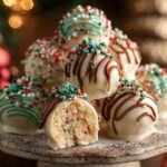 Christmas Tree Cake Truffles