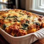 Comforting Baked Ziti Spinach