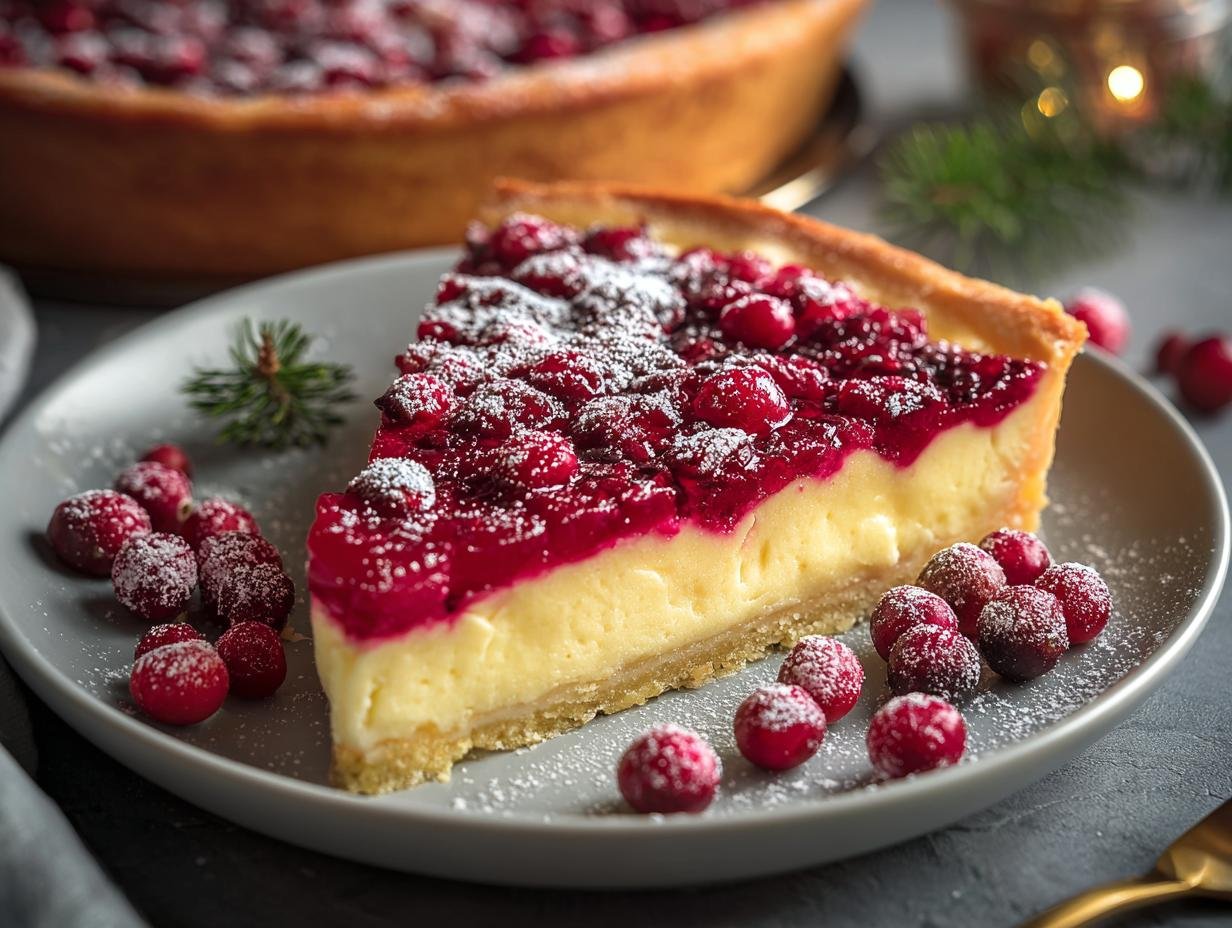 Cranberry Custard Pie: 1 Amazing Holiday Treat