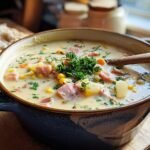 Creamy Ham Corn Chowder