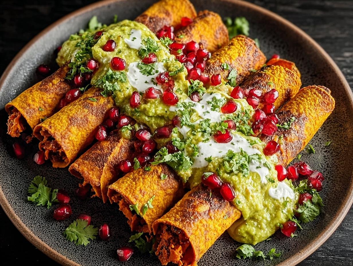 Crispy Sweet Potato Taquitos: 12 Amazing Twists - Crispy Sweet Potato Taquitos - additional detail
