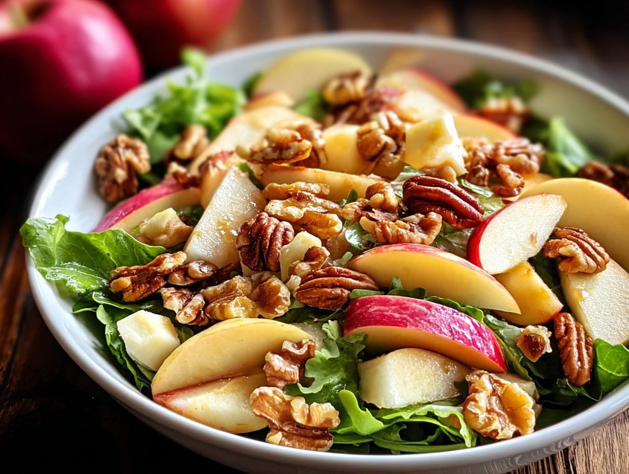 Fresh Walnut Apple Salad: 10-Min Delicious Hit - Fresh Walnut Apple Salad - additional detail