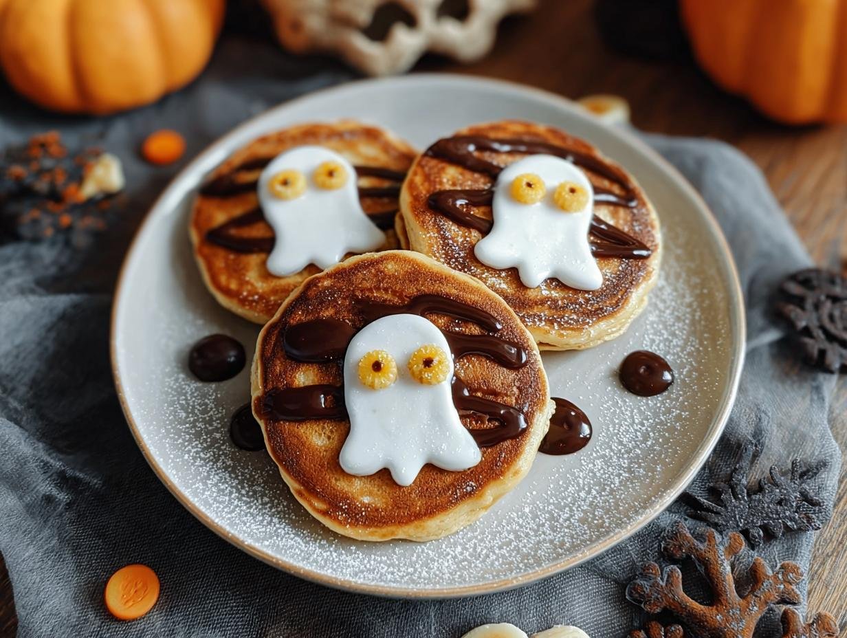 Creepy Halloween Pancakes: 1 Fun Recipe - Halloween Pancakes - main visual representation
