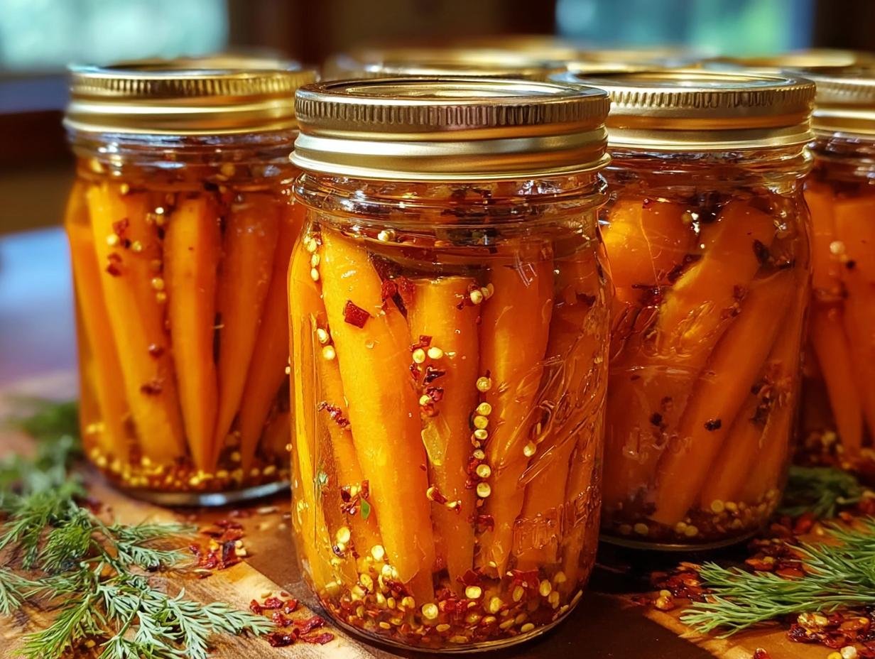 Hot Honey Pickled Carrots: Amazing Spicy Crunch - Hot Honey Pickled Carrots - additional detail