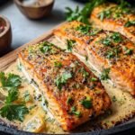 Irresistible Baked Boursin Salmon
