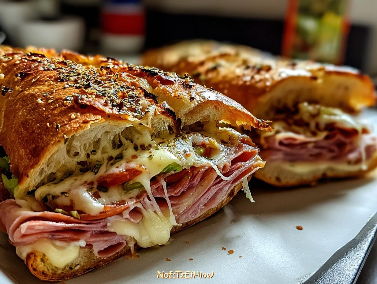 Irresistible Baked Italian Sub: 1 Flavorful Bake - Irresistible Baked Italian Sub - additional detail