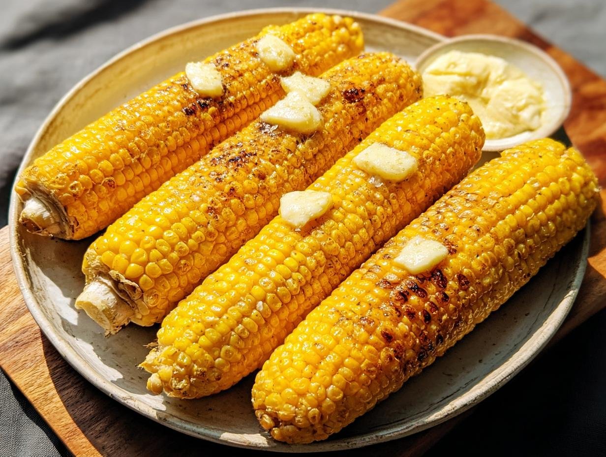 Irresistible Boiled Corn Cob