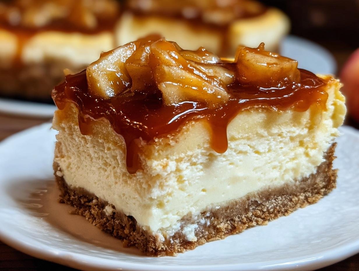 Irresistible Caramel Apple Cheesecake: 4 Secrets Revealed - Irresistible Caramel Apple Cheesecake - additional detail