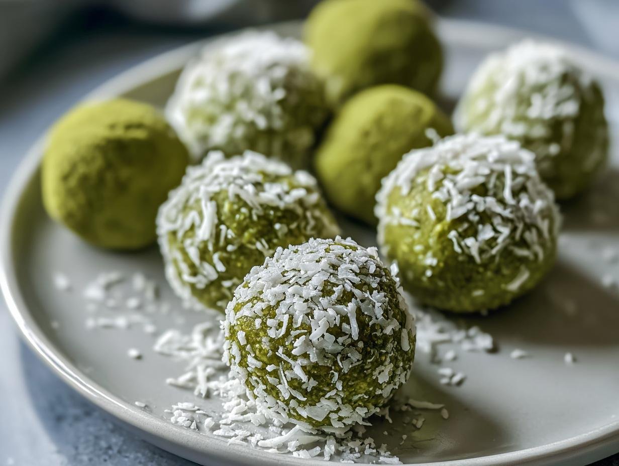 Matcha Coconut Balls: 10 Minute Delicious Recipe