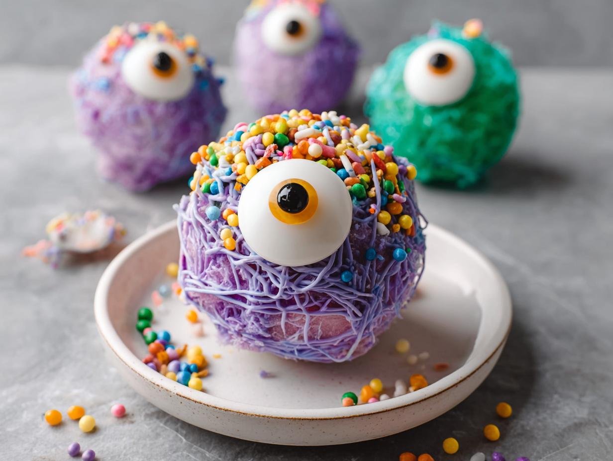 Monster Eyeballs: 1 Creepy No-Bake Treat - Monster Eyeballs - additional detail