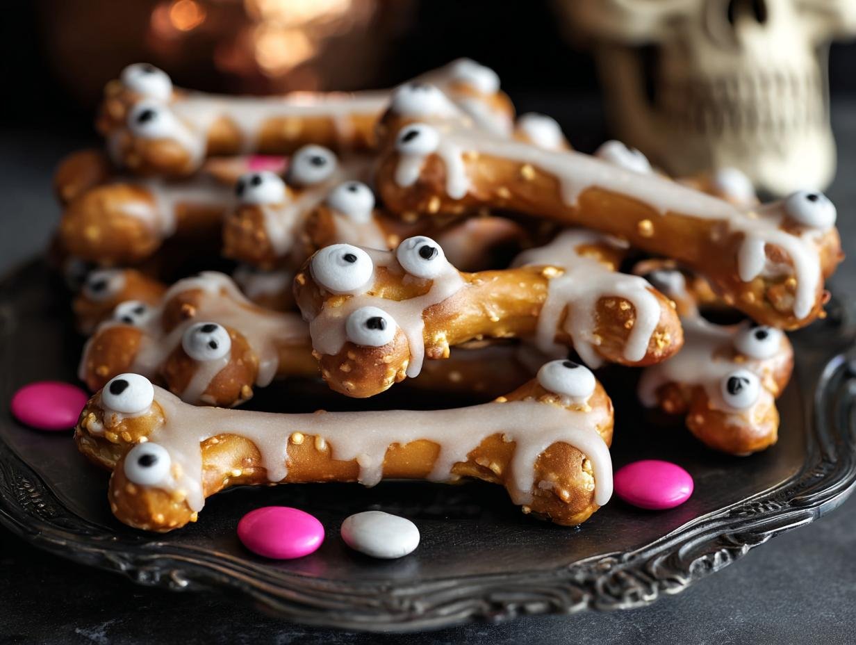 Pretzel Bones: 80 Marshmallows, 40 Sticks - Pretzel Bones - additional detail