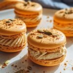 Pumpkin Cheesecake Macarons