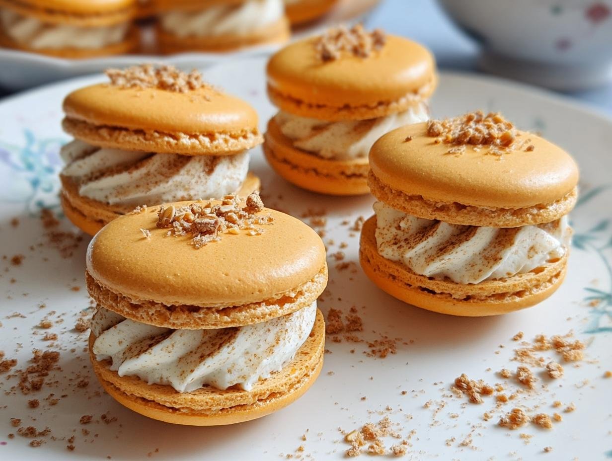 Pumpkin Cheesecake Macarons: 10 Amazing Tips - Pumpkin Cheesecake Macarons - additional detail