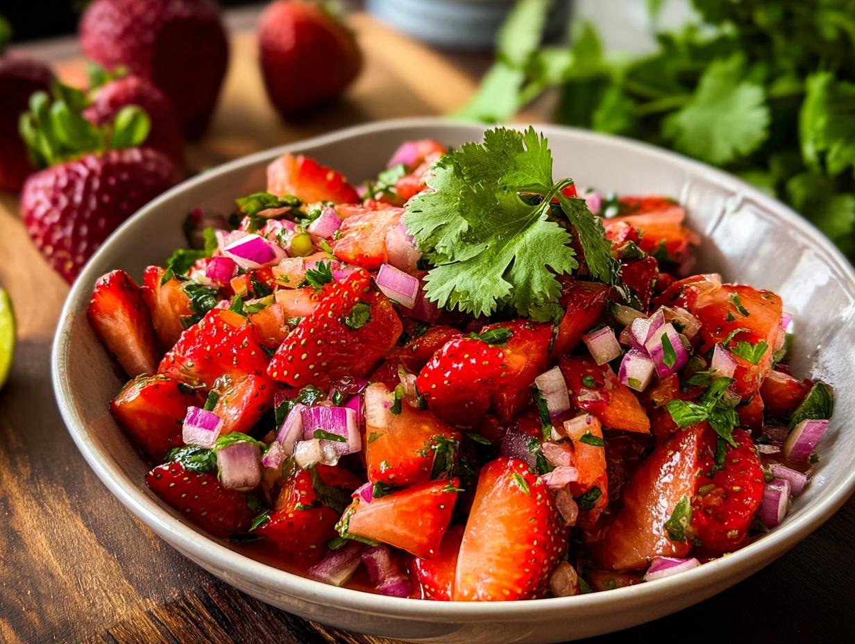 Amazing Refreshing Strawberry Salsa Recipe