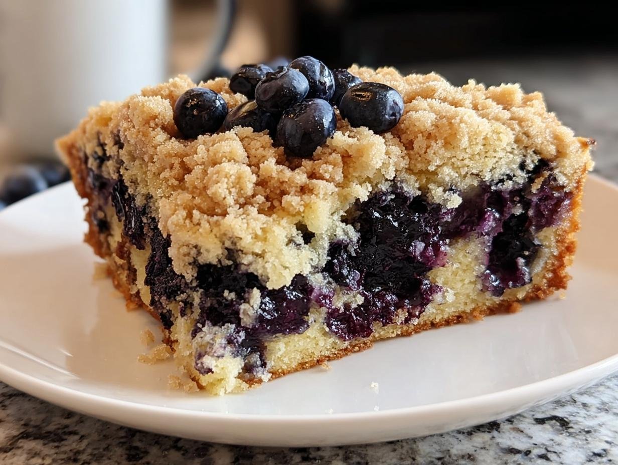 Amazing Sourdough Blueberry Buckle Perfection