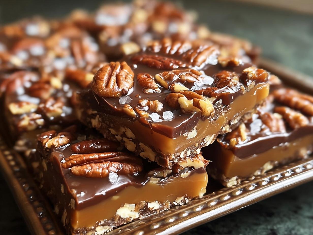 Turtle Bars: 1 Amazing Sweet & Salty Treat - Turtle Bars - additional detail