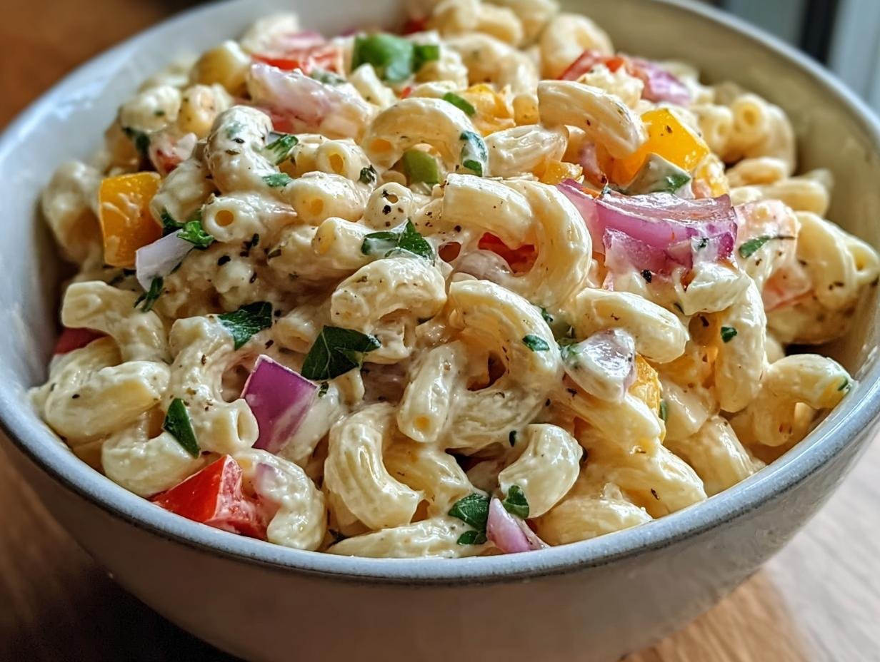 Vegan Macaroni Salad: Creamy 15-Minute Delight - Vegan Macaroni Salad - additional detail