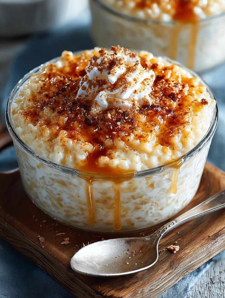 Baileys Baked Rice Pudding
