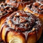 Chocolate Pecan Cinnamon Rolls
