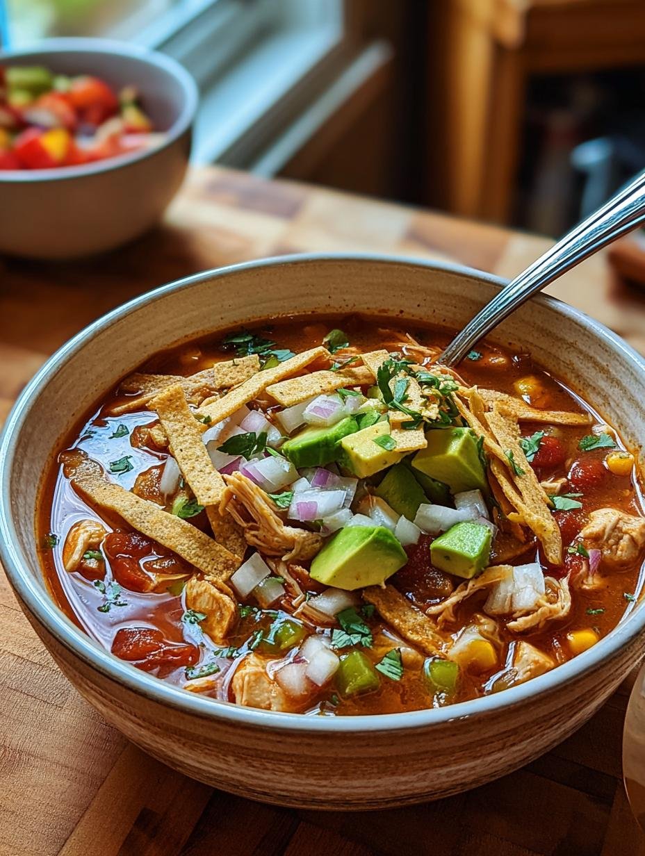Cozy Chicken Tortilla Soup