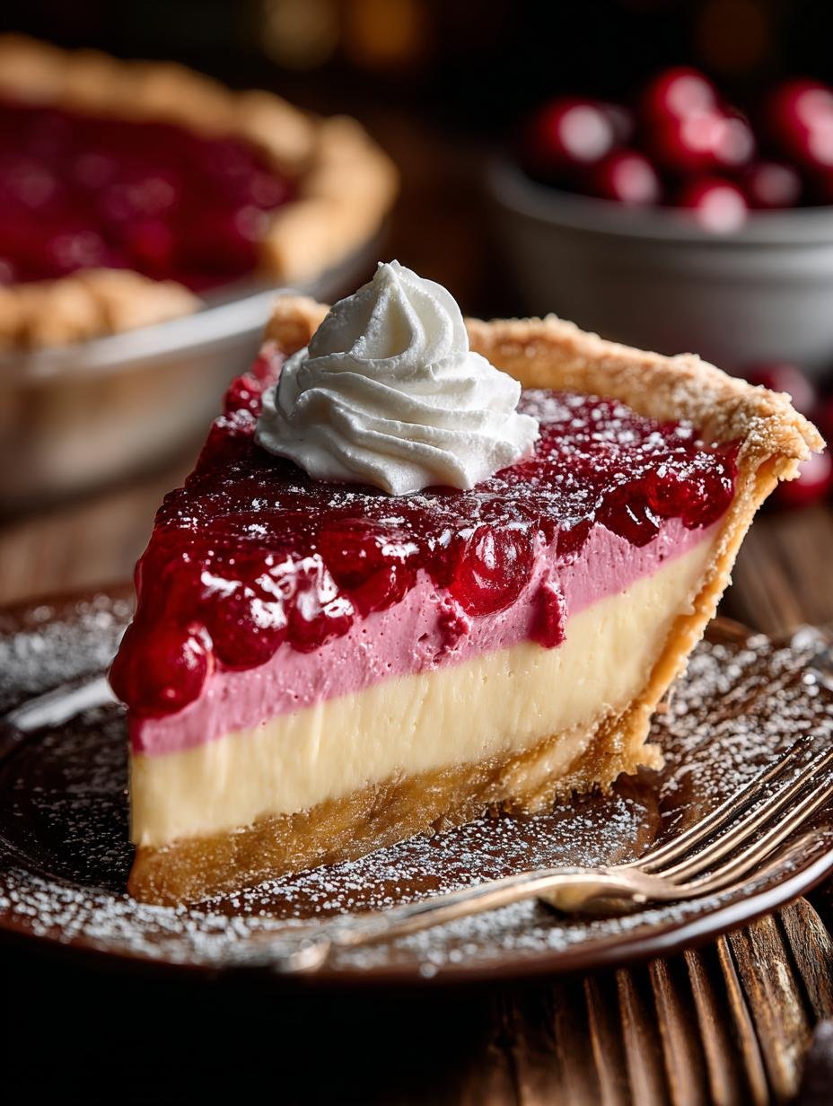 Cranberry Custard Pie