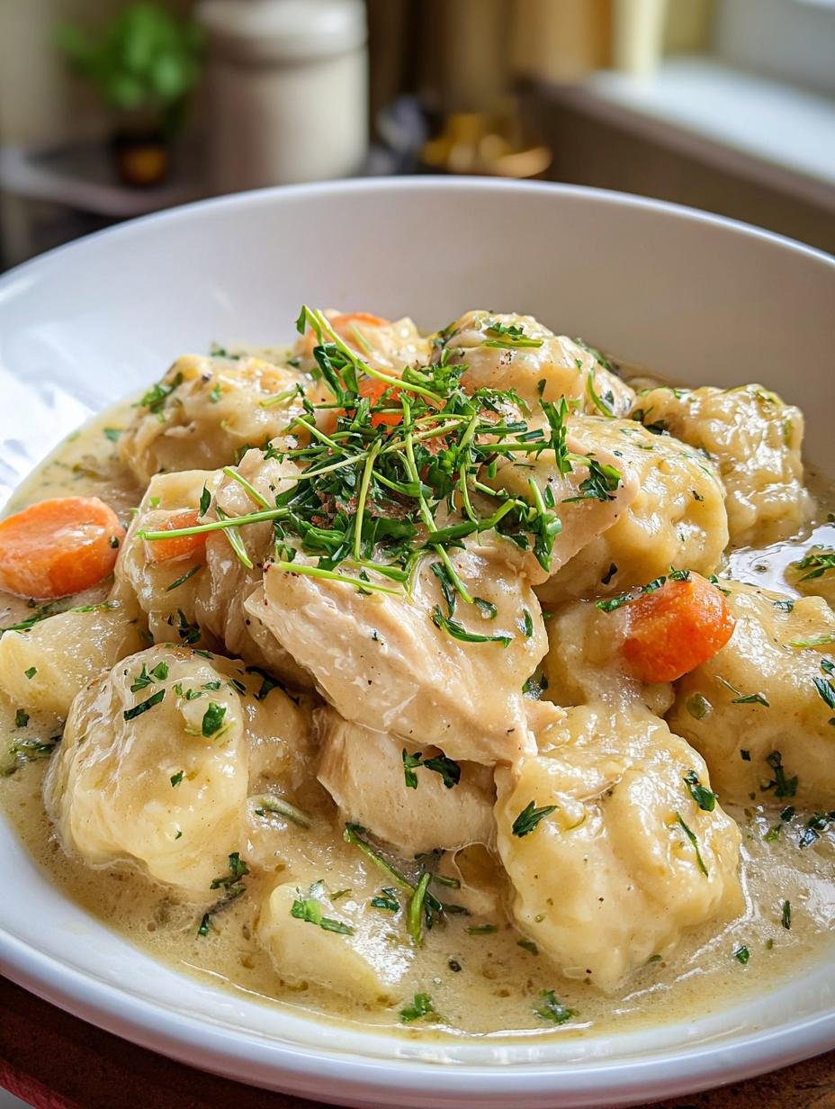 Crockpot Chicken Dumplings: 1 Savory Comfort Meal