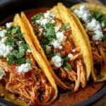 Crockpot Shredded Chicken Tacos