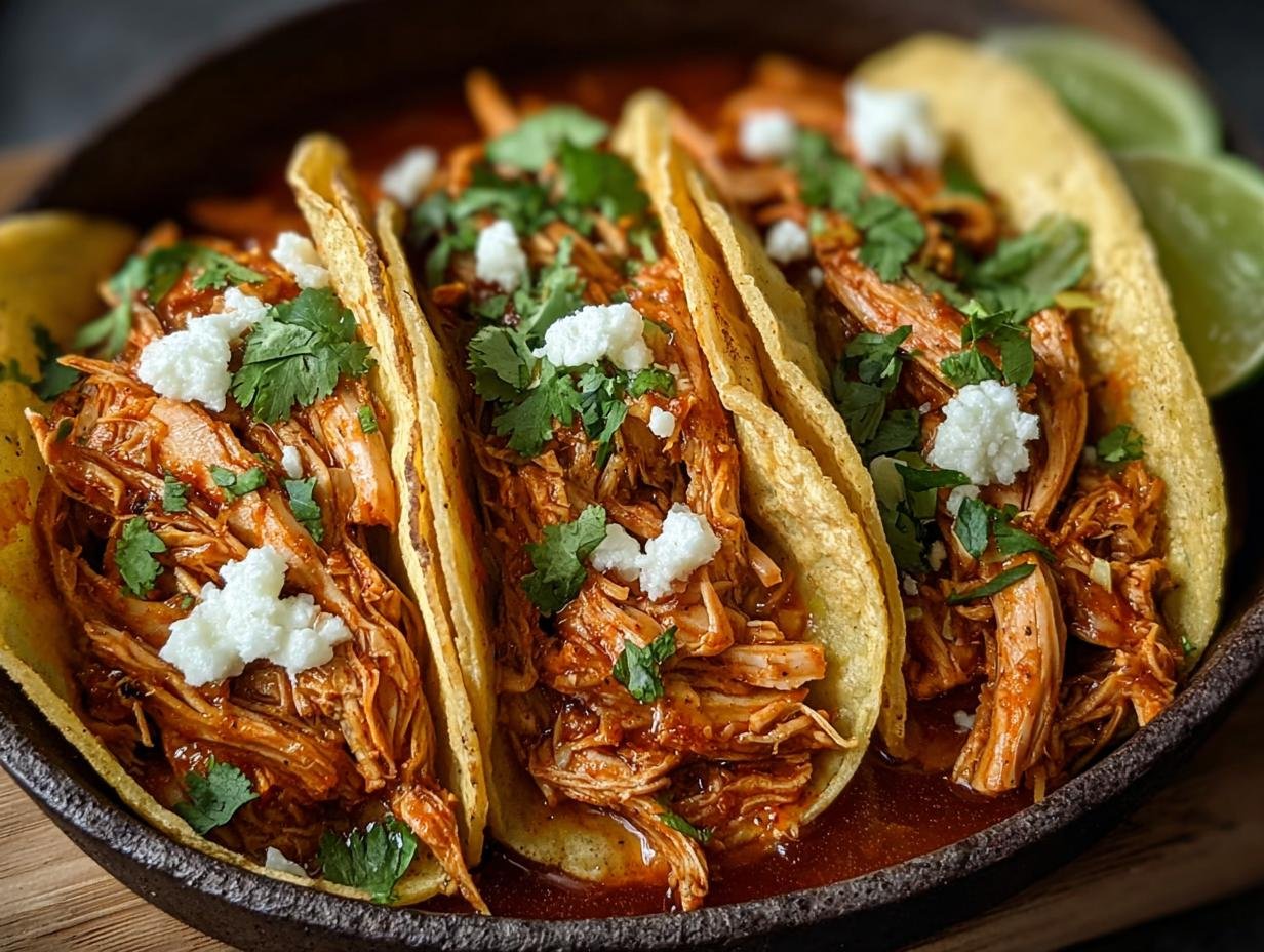 Crockpot Shredded Chicken Tacos: Absolutely Amazing 1-Pot Meal - Crockpot Shredded Chicken Tacos - additional detail