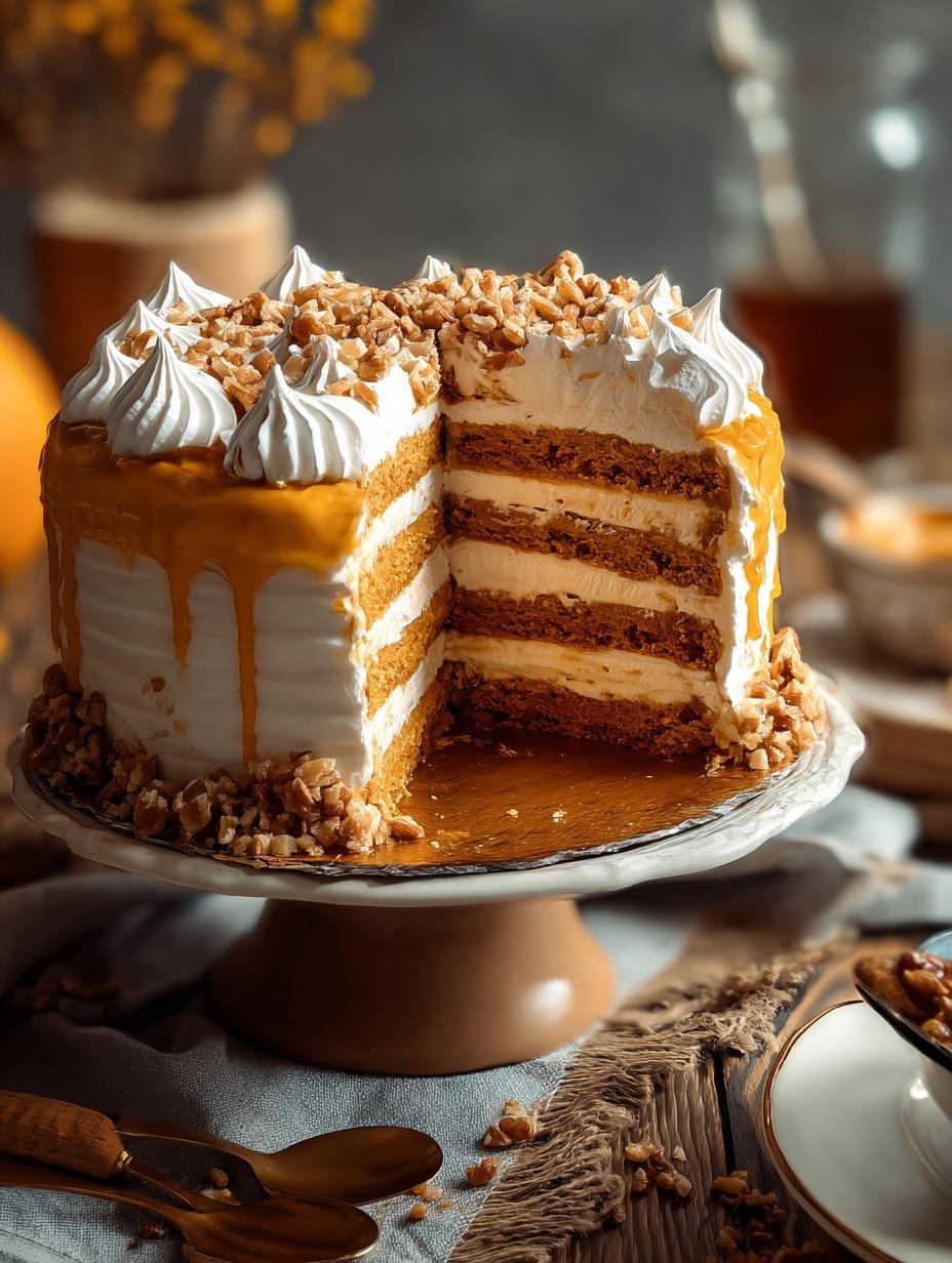 Decadent Pumpkin Torte Creamy: 1 Amazing Dessert!