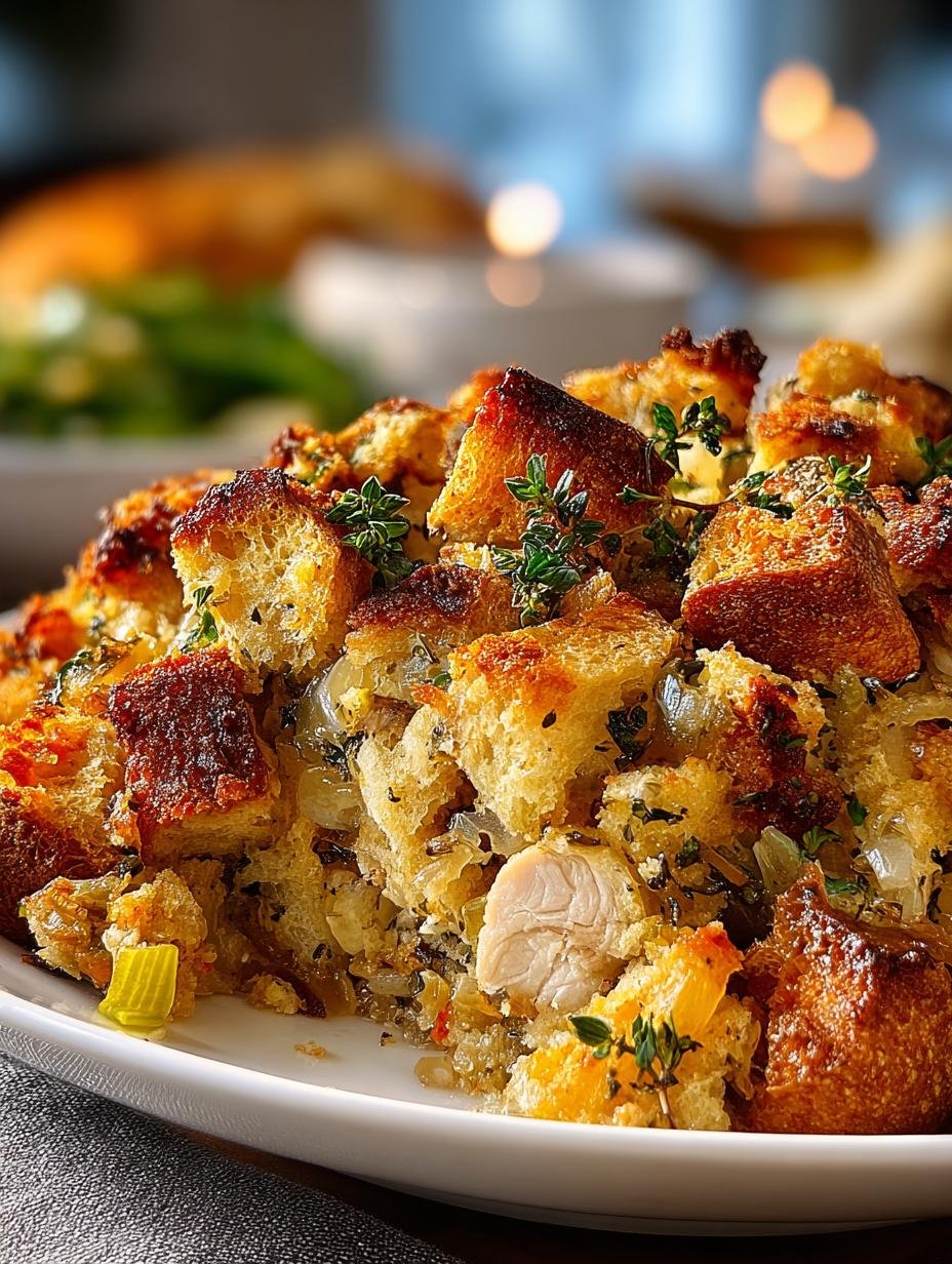 Dolly's Chicken Stuffing Casserole: A Comfort Food Delight - Dollys Chicken Stuffing Casserole - additional detail