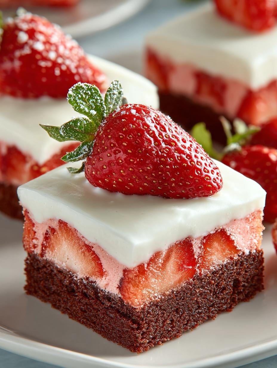 Fresh Strawberry Brownies: 7 Steps to Pure Bliss