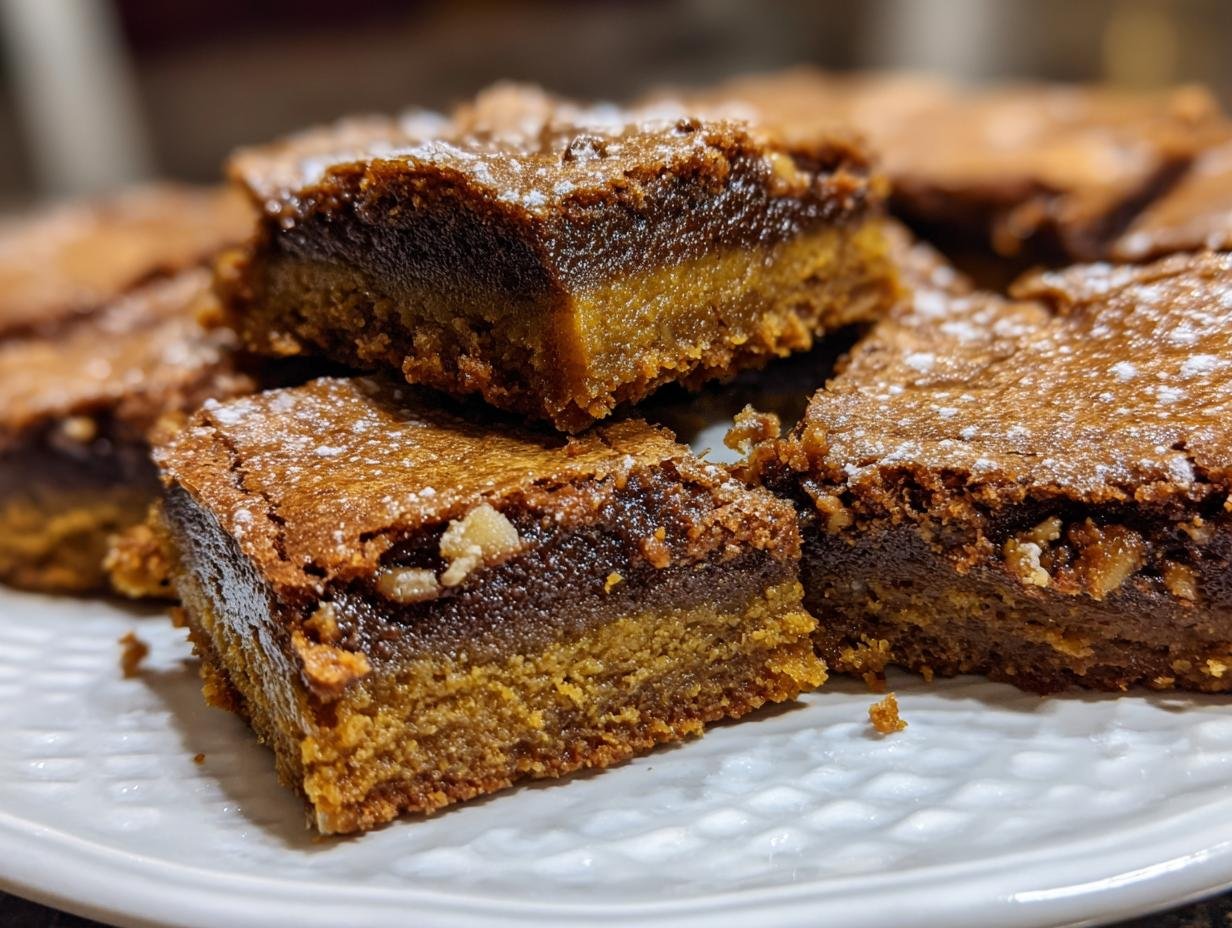 Irresistible Gingerbread Blondies: 10-Minute Magic - Gingerbread Blondies - additional detail