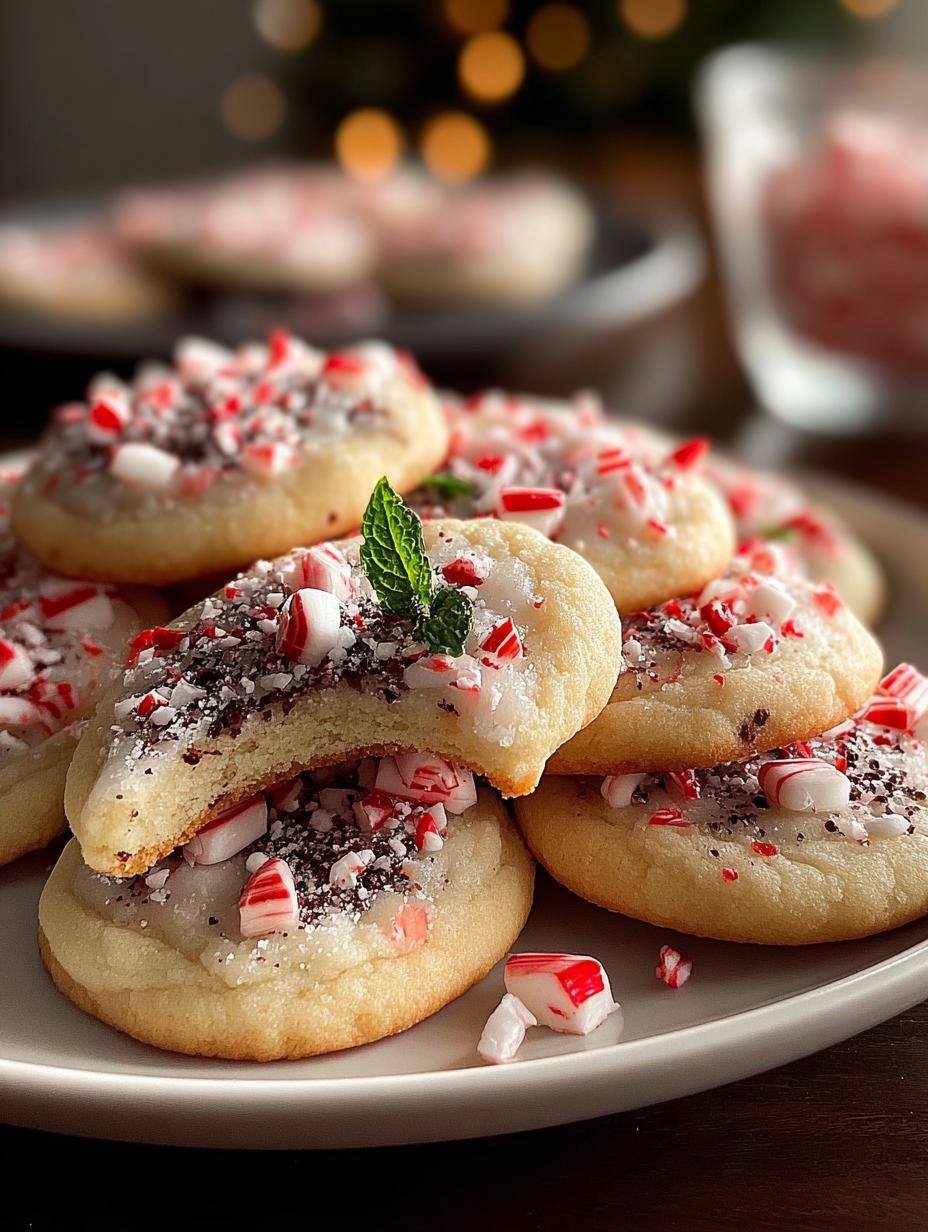 Irresistible Christmas Peppermint Cookies for the Holidays - Irresistible Christmas Peppermint Cookies - additional detail