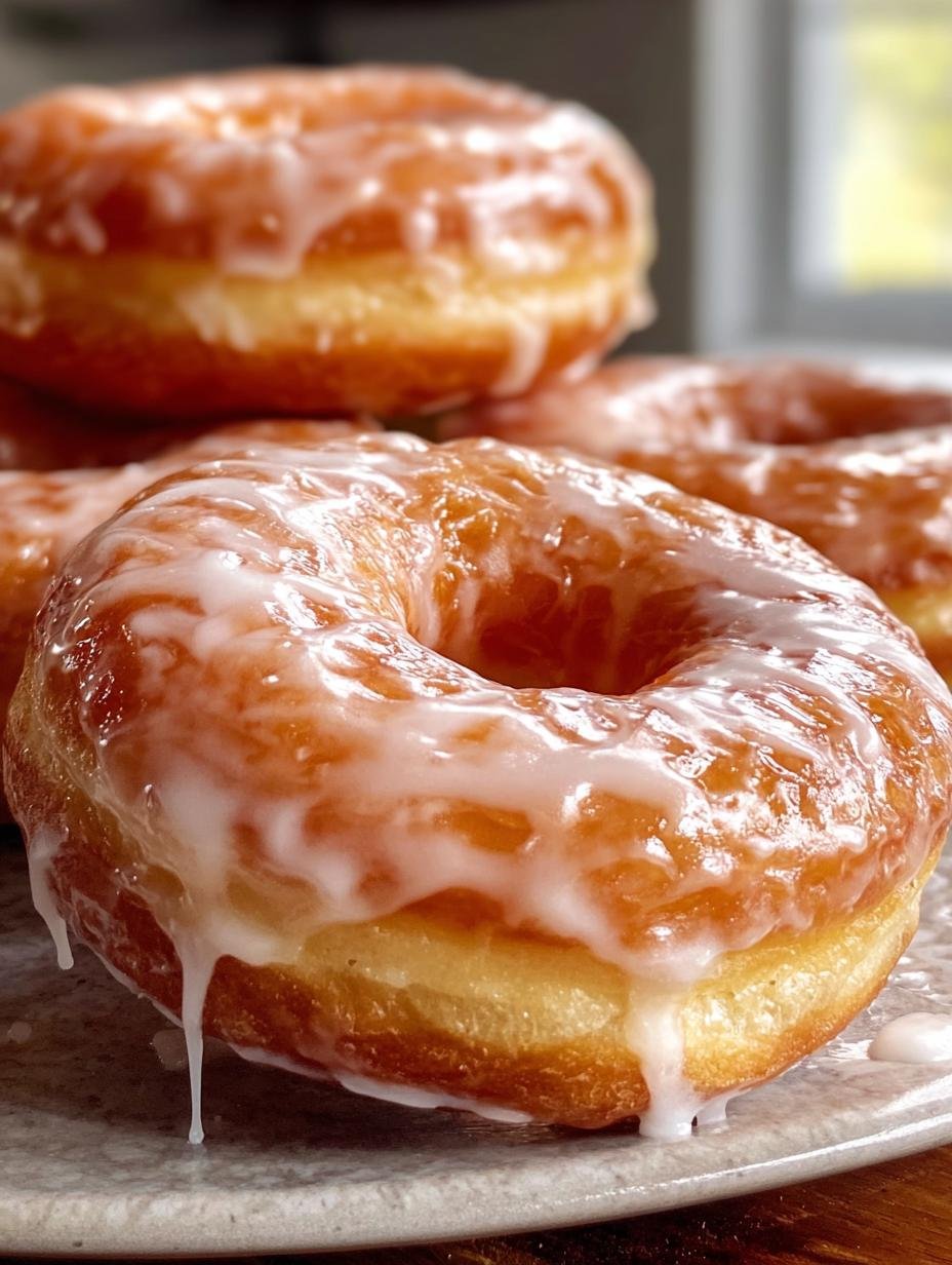 Irresistible Glazed Donuts with Milk Bread Dough Delight - Irresistible Glazed Donuts with - main visual representation