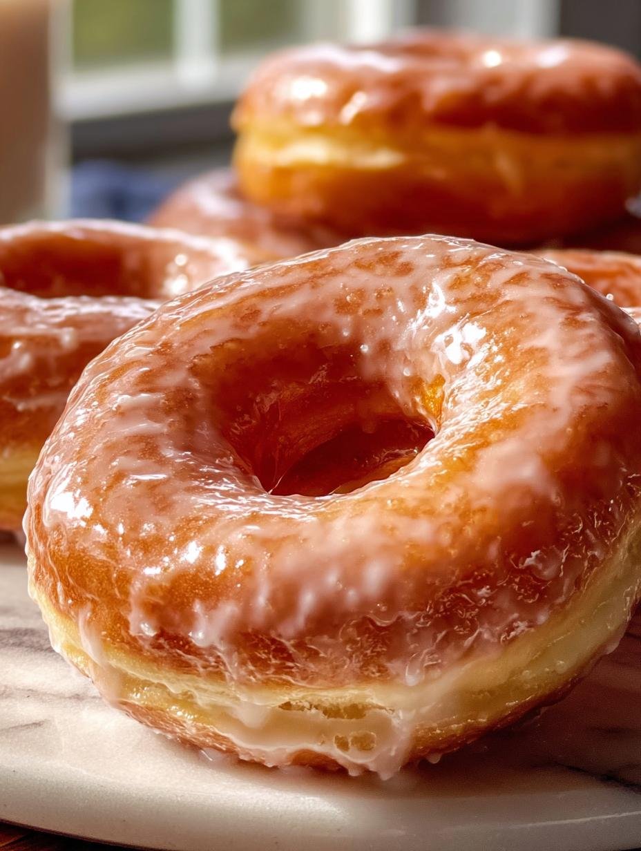 Irresistible Glazed Donuts with Milk Bread Dough Delight - Irresistible Glazed Donuts with - additional detail