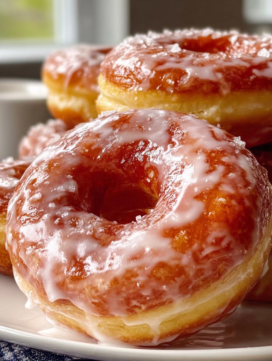 Irresistible Glazed Donuts with Milk Bread Dough Delight