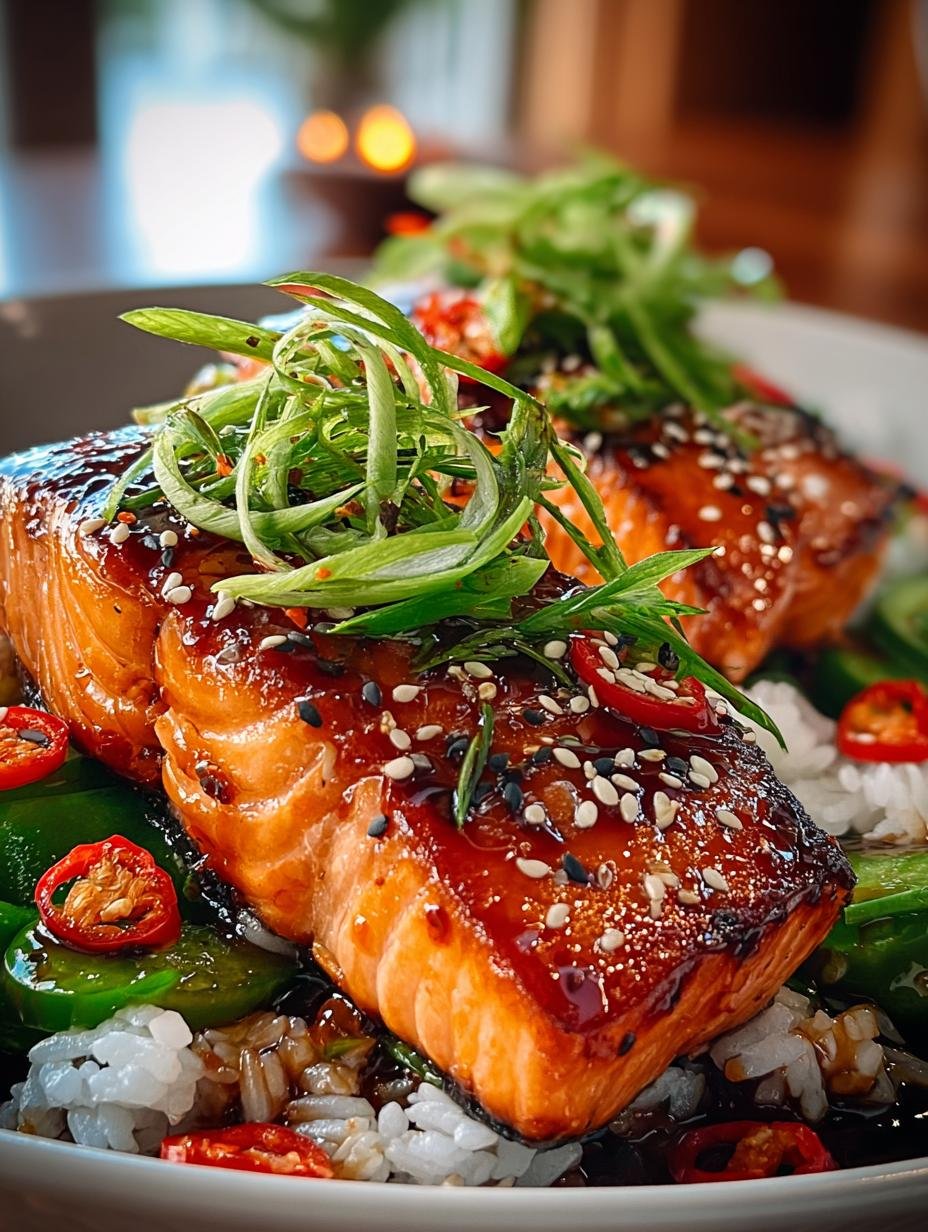 Irresistible Honey Sriracha Salmon