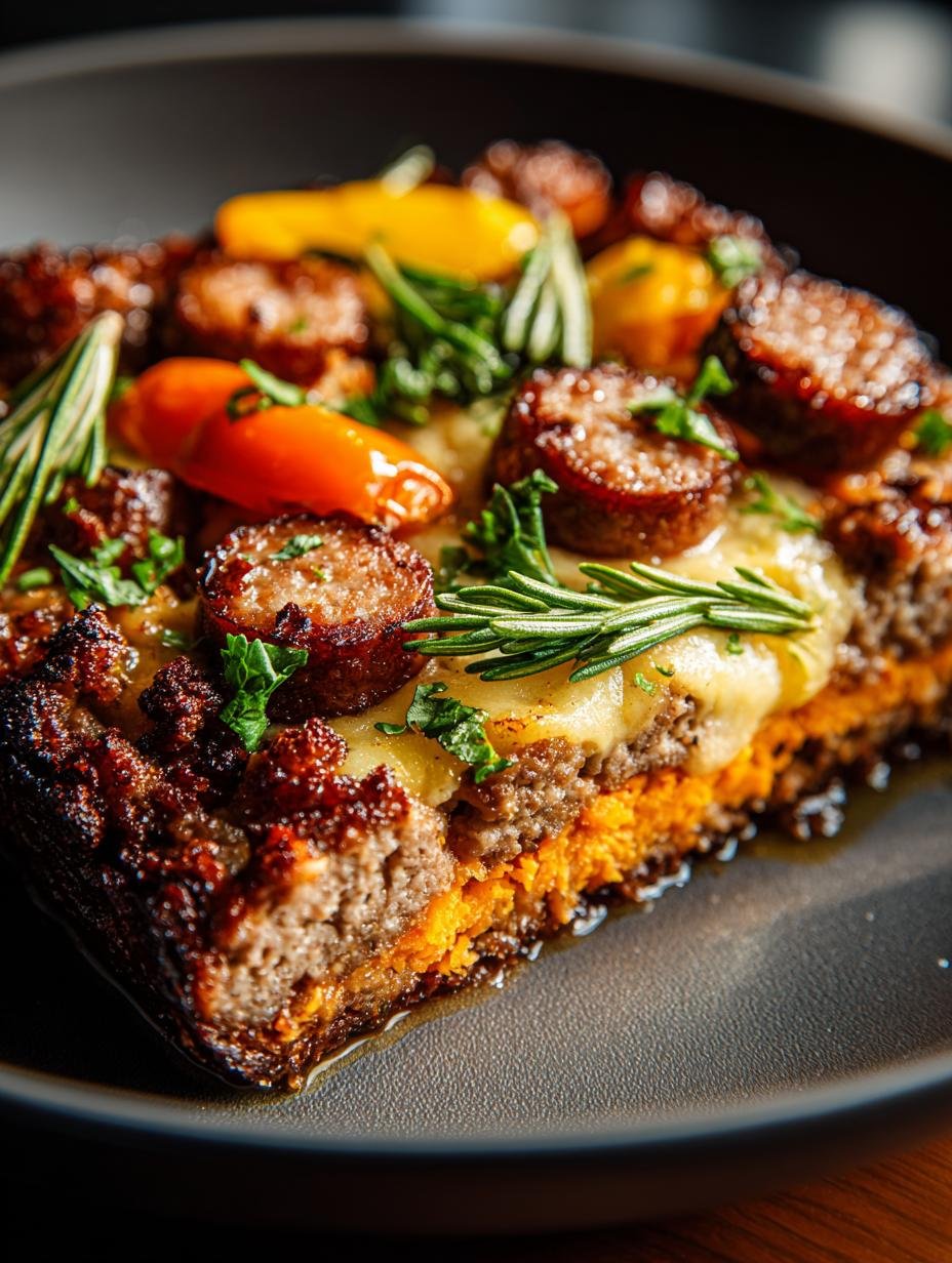 Maple Sausage Sweet Potato Breakfast Casserole Delight - Maple Sausage Sweet Potato - main visual representation