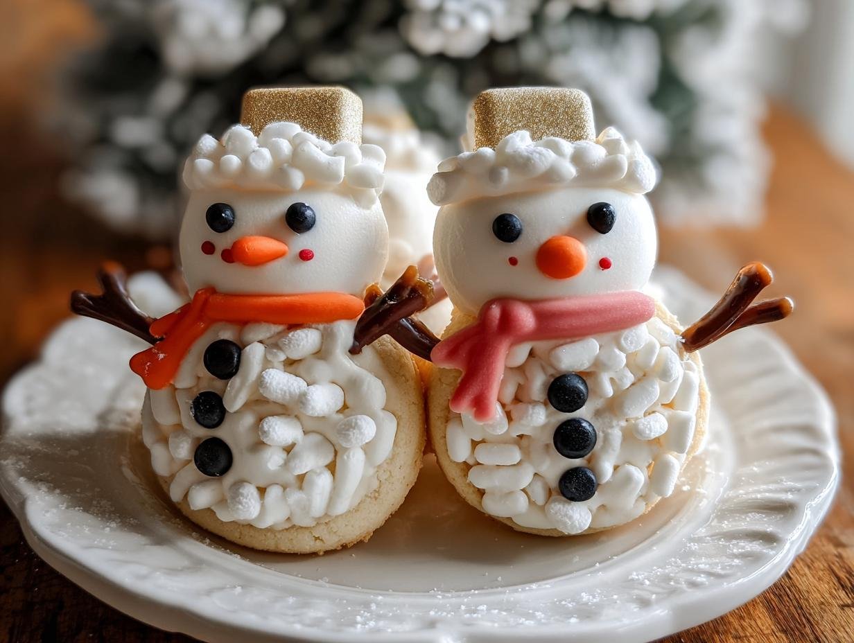 Melting Snowman Cookies: Easy & Adorable Recipe - Melting Snowman Cookies - additional detail