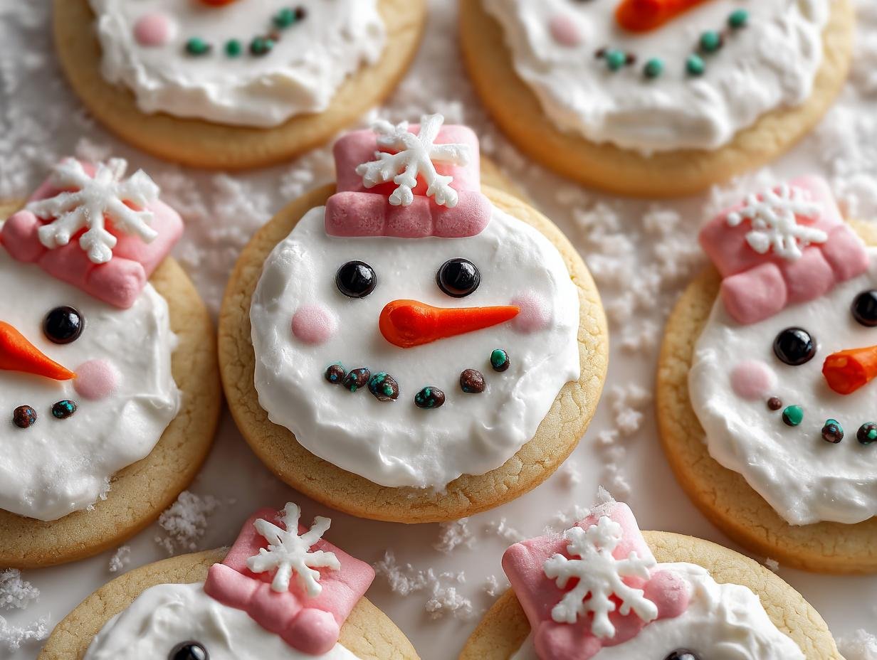 Melting Snowman Cookies: Easy & Adorable Recipe