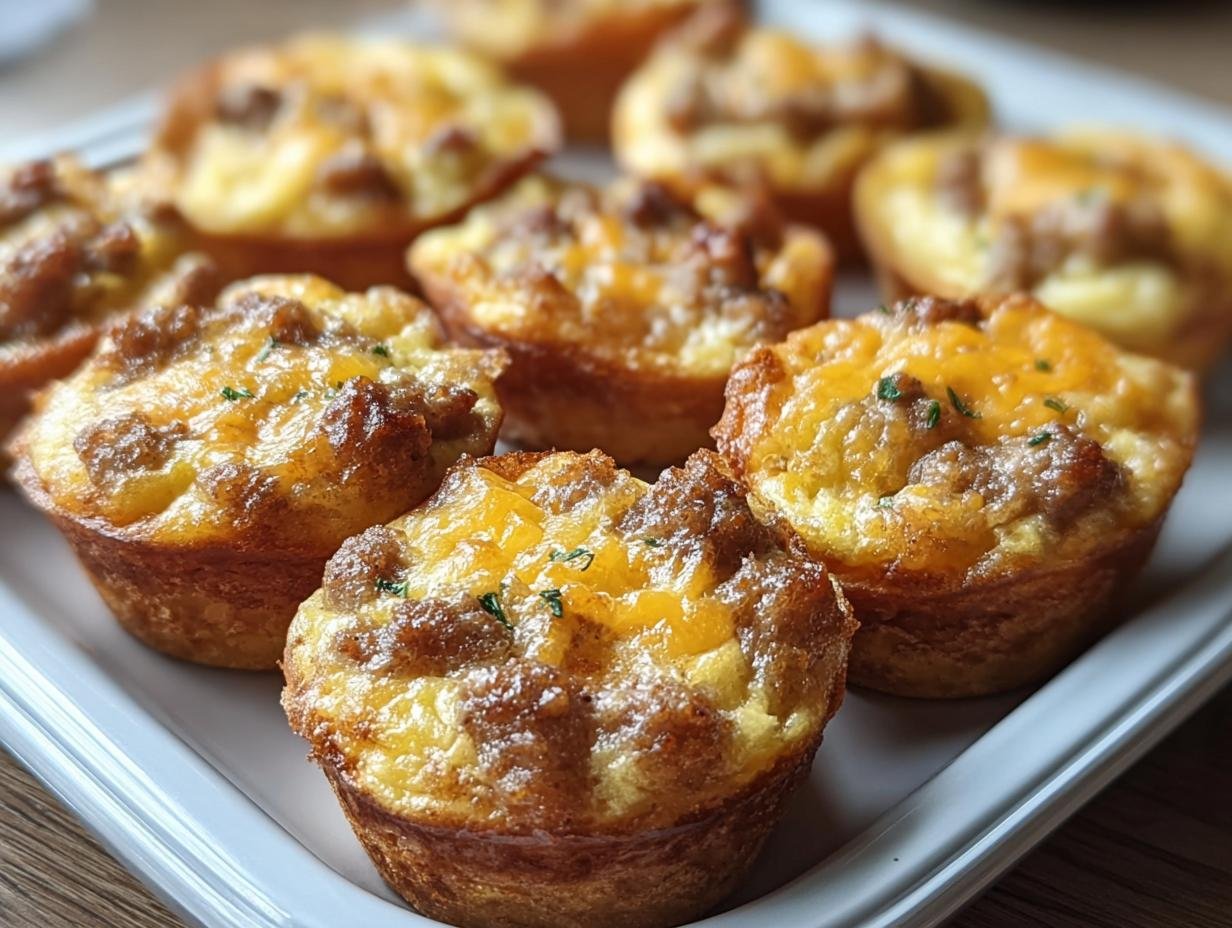 Pancake Sausage Mini Muffins