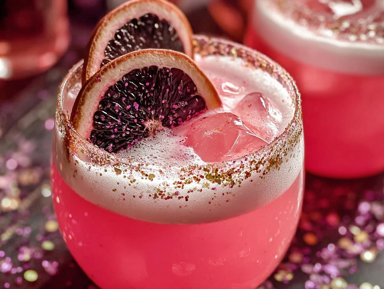 Pink Witch Punch: 3 Twists for Magical Fun - Pink Witch Punch - serving suggestion