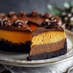 Pumpkin Chocolate Cheesecake