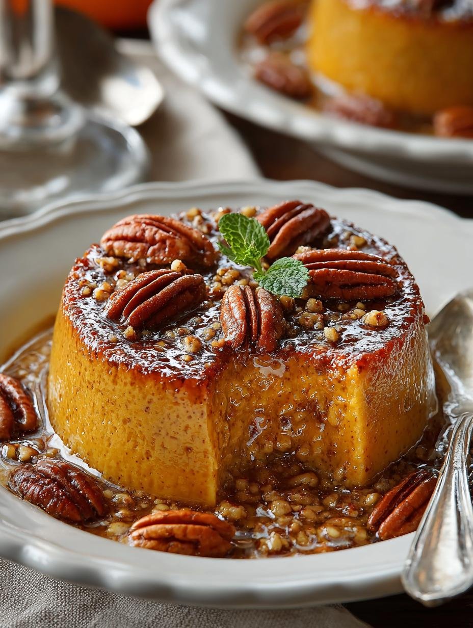 Delicious Pumpkin Pecan Custard for Festive Gatherings - Pumpkin Pecan Custard - additional detail