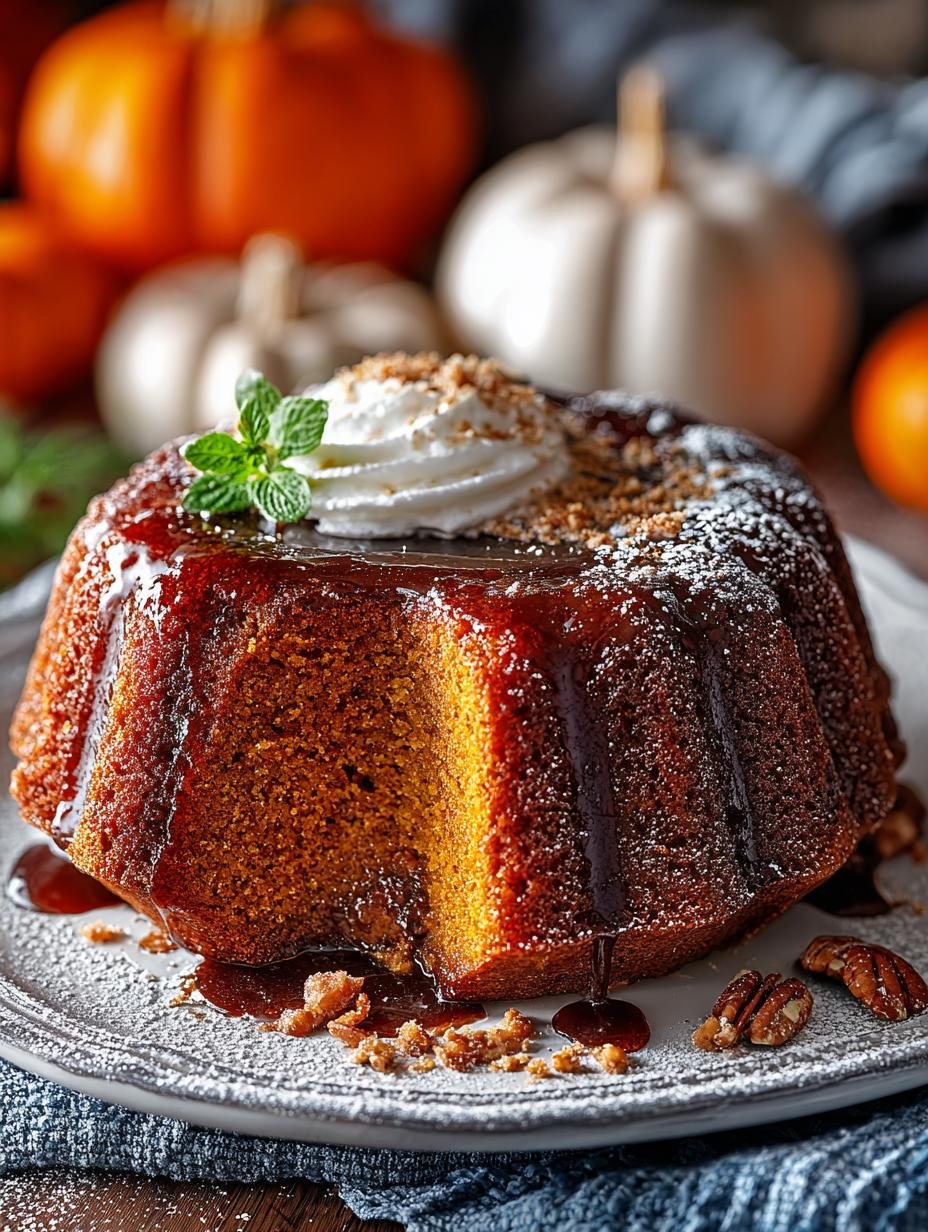 Indulge in 5 Amazing Pumpkin Rum Cake Recipes - Pumpkin Rum Cake - additional detail