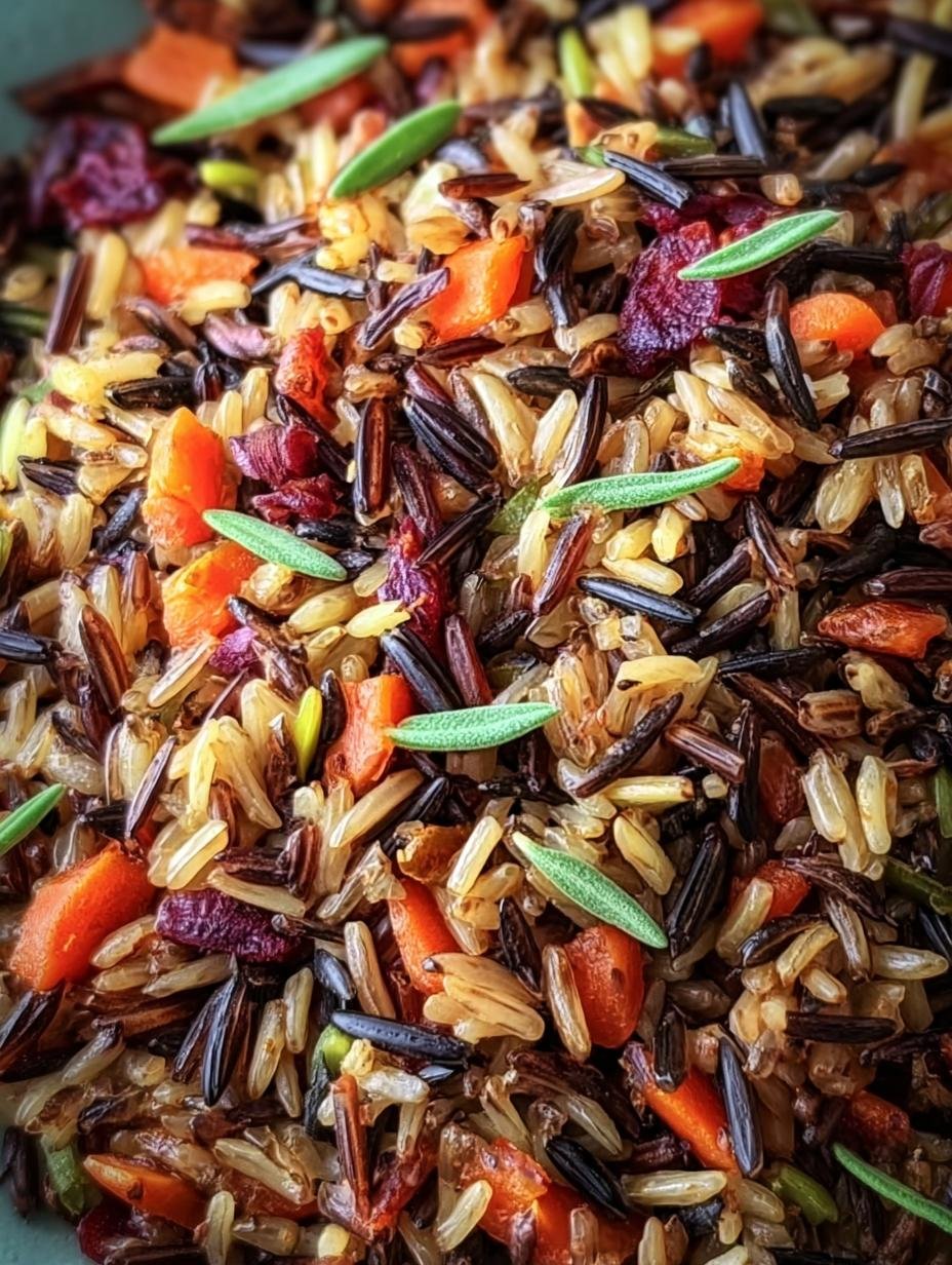 Amazing Thanksgiving Wild Rice Pilaf in 1 Simple Step - Thanksgiving Wild Rice Pilaf - additional detail