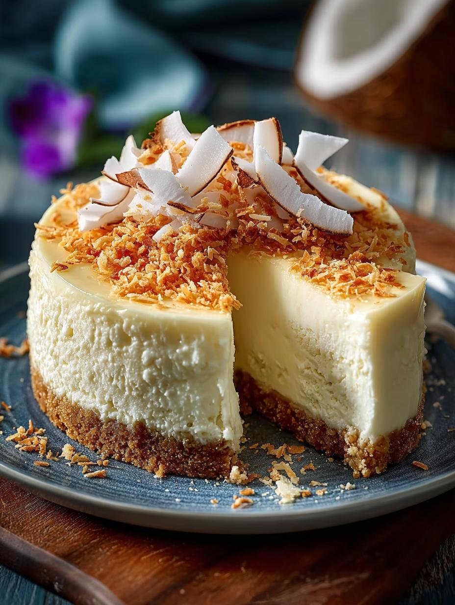Delicious Tropical Coconut Cheesecake Recipe for Summer