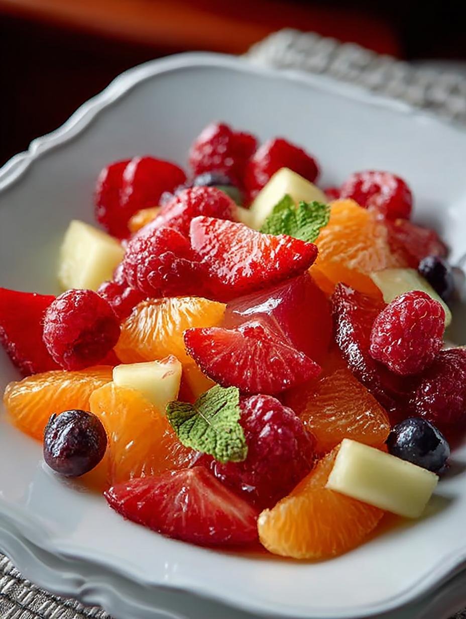Delicious Winter Fruit Salad with a Cinnamon Vanilla Twist - Winter Fruit Salad - main visual representation