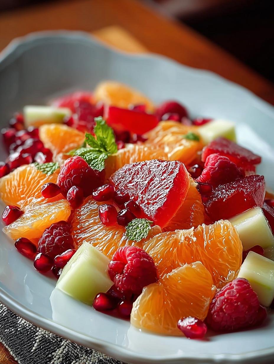 Delicious Winter Fruit Salad with a Cinnamon Vanilla Twist - Winter Fruit Salad - additional detail