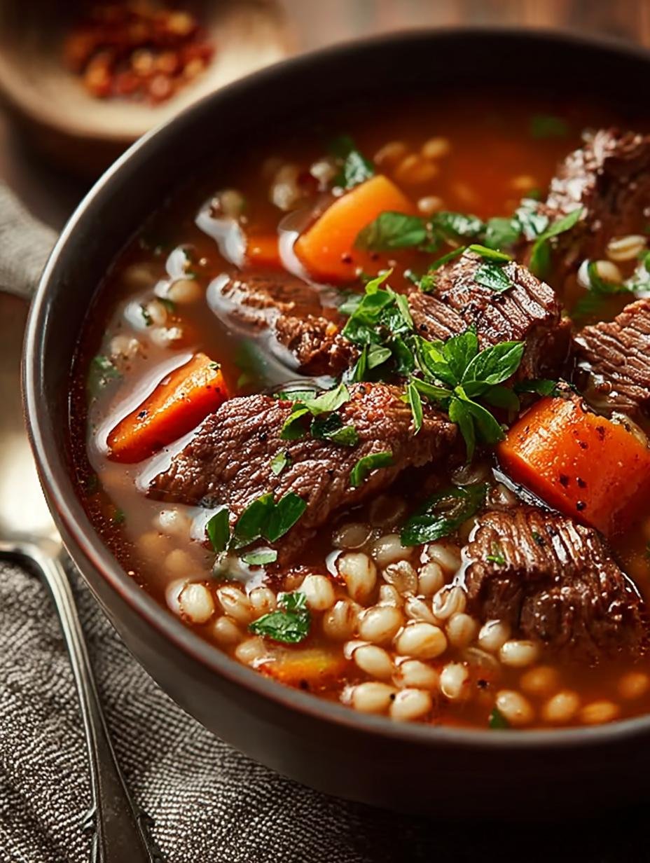 Beef Barley Soup: 6 Steps to Comforting Perfection